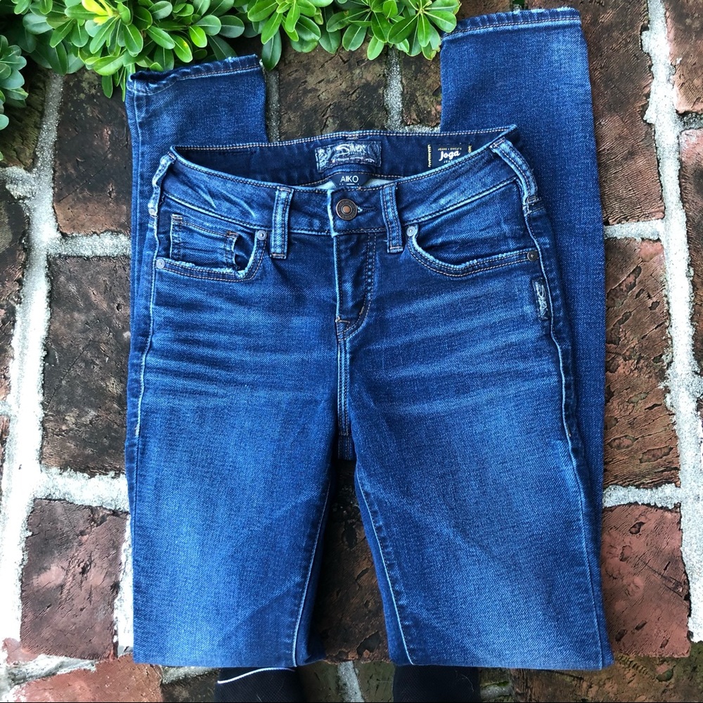 Silver Aiko high skinny size 25